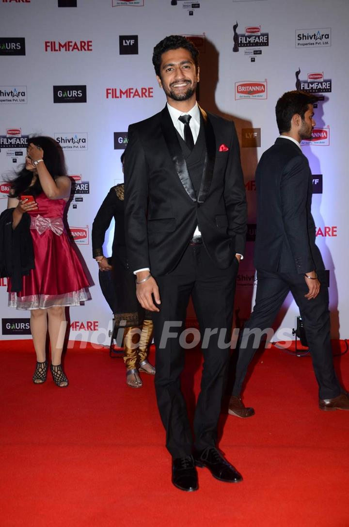 Vicky Kaushal at Filmfare Awards 2016