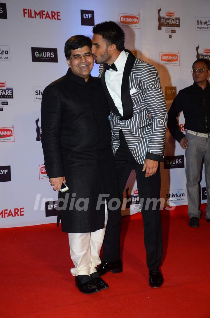 Ranveer Singh at Filmfare Awards 2016