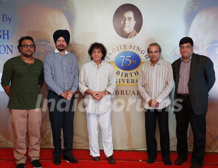 Suresh Wadkar and Tabla Maestro Zakir Hussain at Jagjit Singh Music Festival