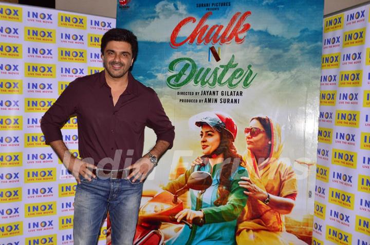 Sameer Soni at Screening of 'Chalk N Duster'