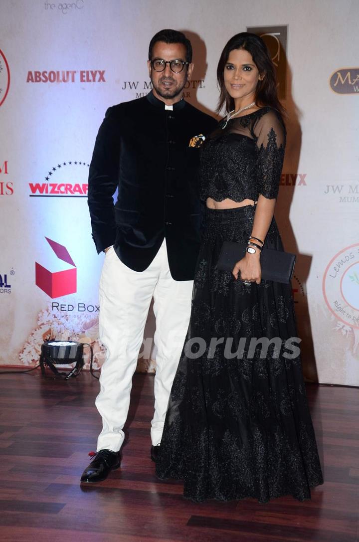 Ronit Roy and Neelam Singh at Vikram Phadnis' 25th Anniversary Celebration