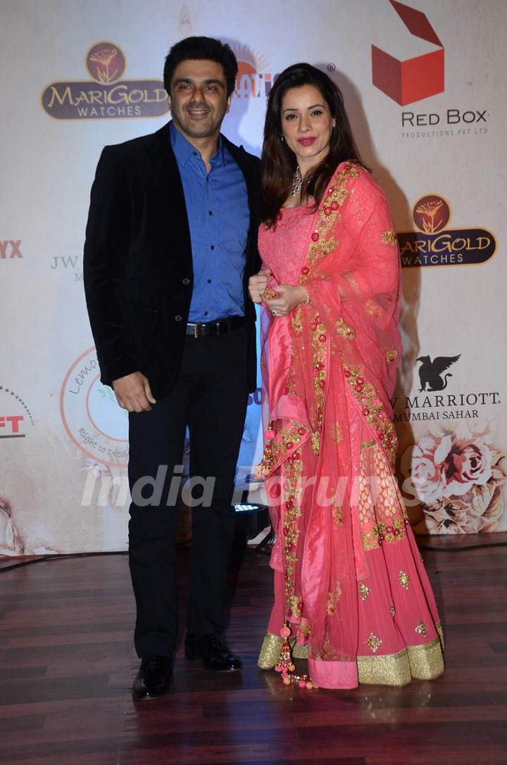 Sameer Soni and Neelam Kothari at Vikram Phadnis' 25th Anniversary Celebration