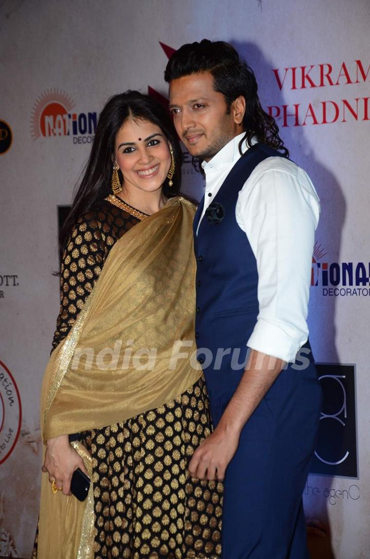 Genelia Dsouza and Riteish Deshmukh at Vikram Phadnis' 25th Anniversary Celebration