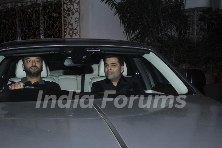 Karan Johar at Akshay Kumar's Bash