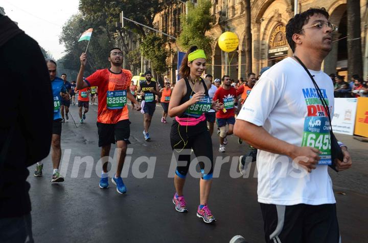 Celebs at Mumbai Marathon