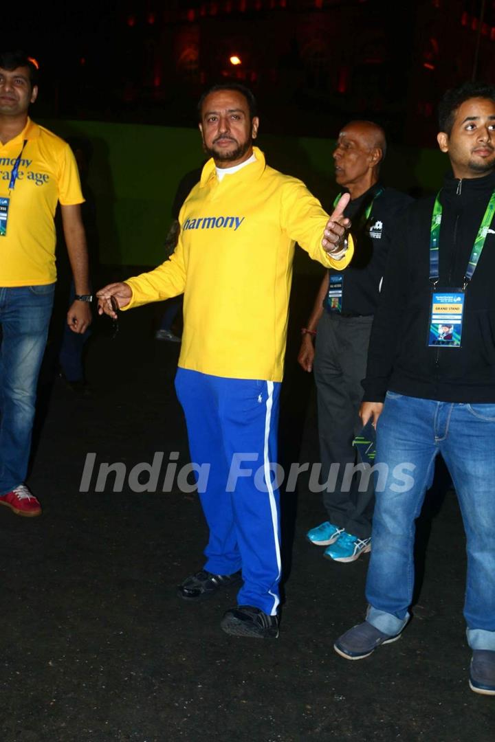 Gulshan Grover at Mumbai Marathon