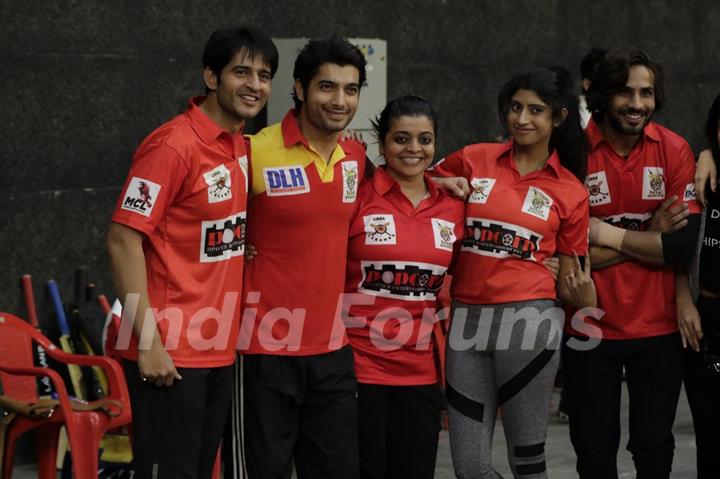 Hiten, Ssharad, Nivedita, Vindhya, Krrip at BCL Season 2 Practise Session