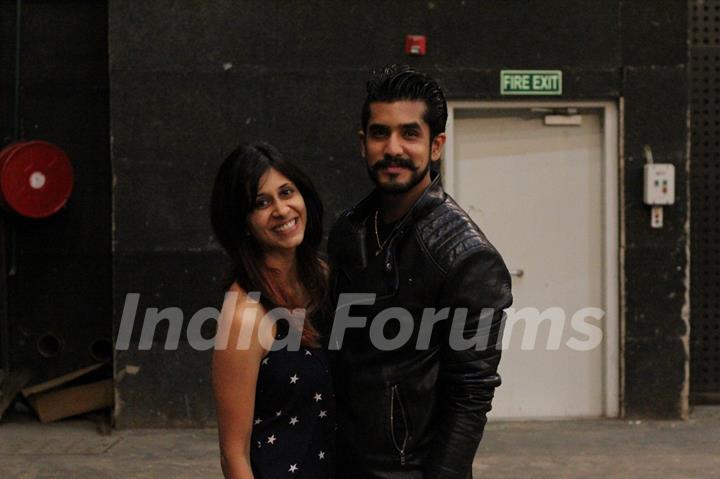 Kishwer and Suyyash at BCL Season 2 Practise Session