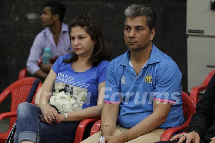 Kunickaa and Varun at BCL Season 2 Practise Session