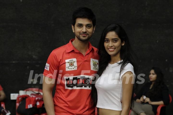 Shakti and Neha at BCL Season 2 Practise Session