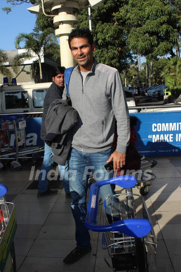 Mohammad Kaif Snapped at Airport