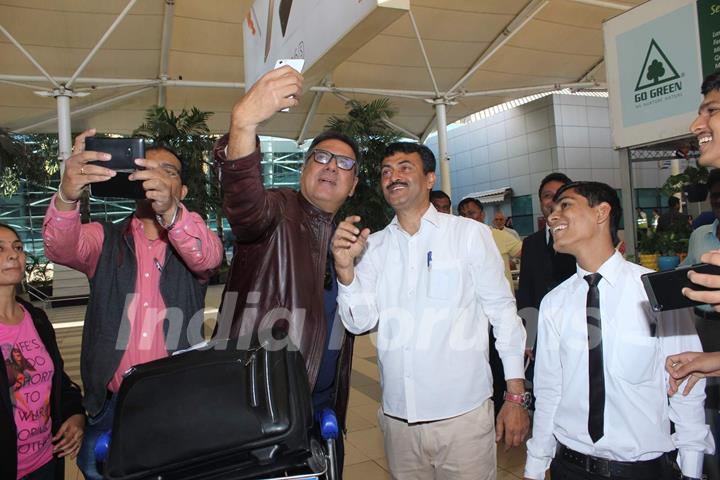 Boman Irani Snapped at Airport