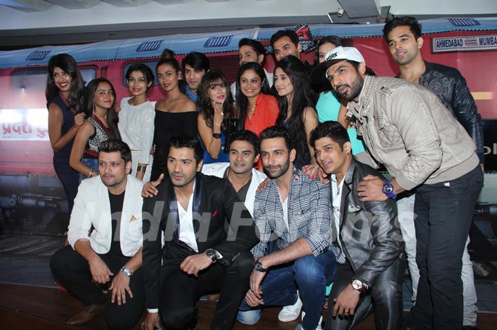 Ahmedabad Express Team Photo at Launch of BCL's Ahmedabad Express Team