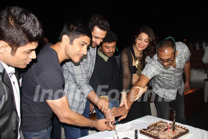 Cake Cutting at Launch of BCL's Ahmedabad Express Team