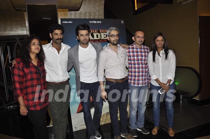Manish Paul and Sikander Kher at Trailer Launch of 'Tere Bin Laden: Dead or Alive'