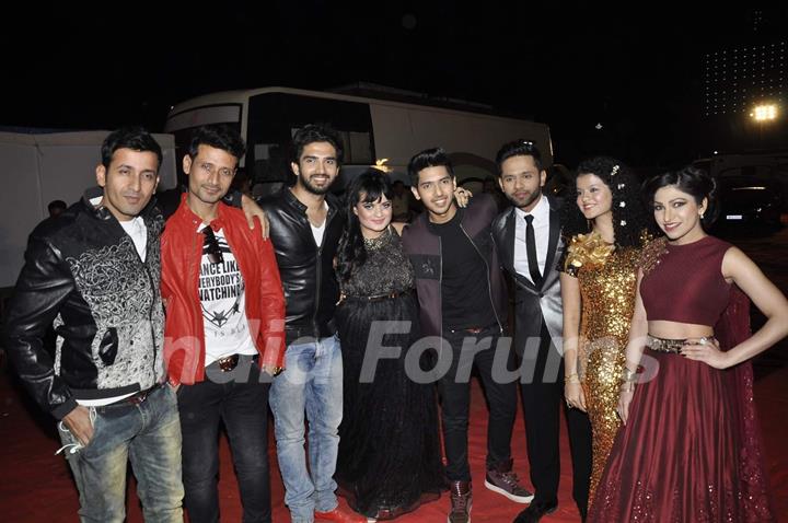 Meet Brothers, Amaan and Armaan Malik , Rahul Vaidya and Tulsi Kumar at Umang Police Show 2016