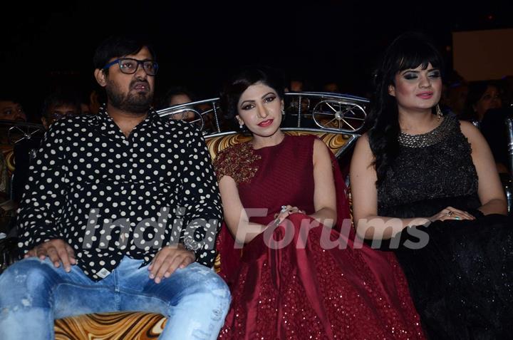 Wajid Ali and Tulsi Kumar at Umang Police Show 2016