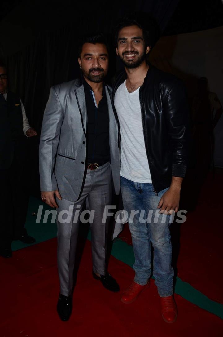 Ajaz Khan and Amaal Mallik at Umang Police Show 2016