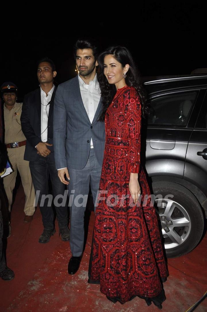 Aditya Roy Kapur and Katrina Kaif at Umang Police Show 2016