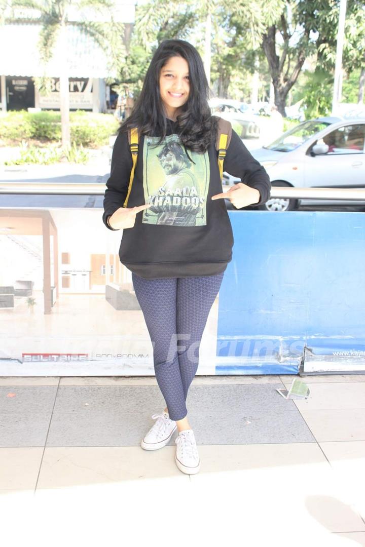 Ritika Singh Snapped at Airport