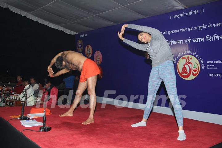 Shilpa Shetty at Baba Ramdev's 'Yog Chikitsa' Campaign