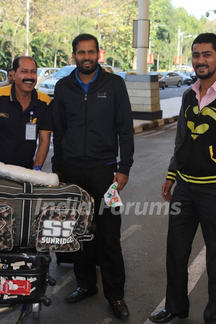 Yusuf Pathan Snapped at Airport