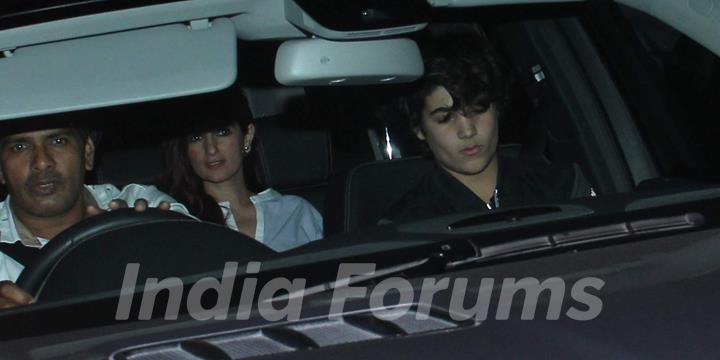 Twinkle Khanna with Son Aarav at Special Screening of 'Airlift'