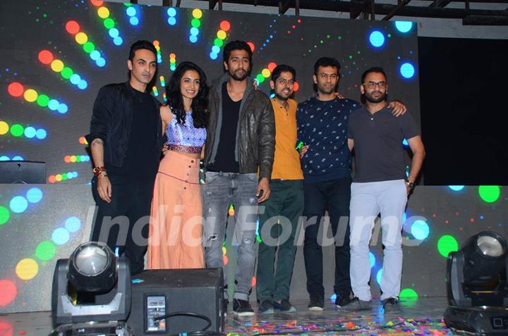 Vicky Kaushal and Sarah Jane Dias at Promotions of 'Zubaan'