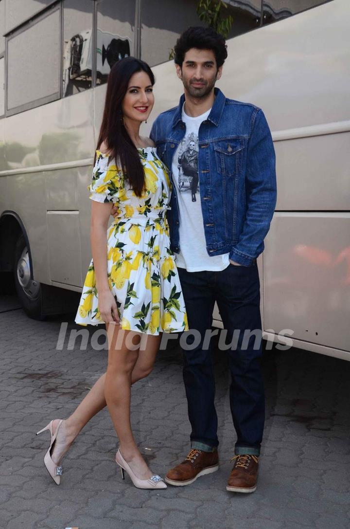 Katrina Kaif and Aditya Roy Kapur Snappded During Promotions of Fitoor