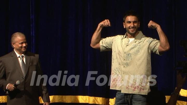 Ranveer Singh Visits His School 'Learner's Academy' for Annual Function