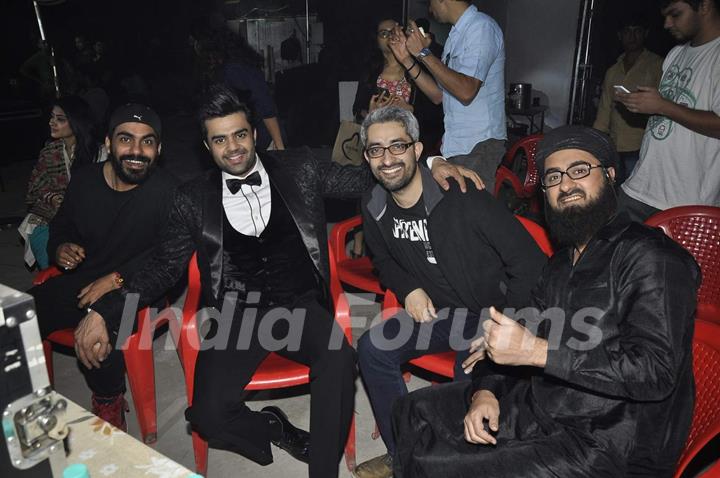 Pradhuman Singh and Manish Paul on Sets of Tere Bin Laden Dead or Alive