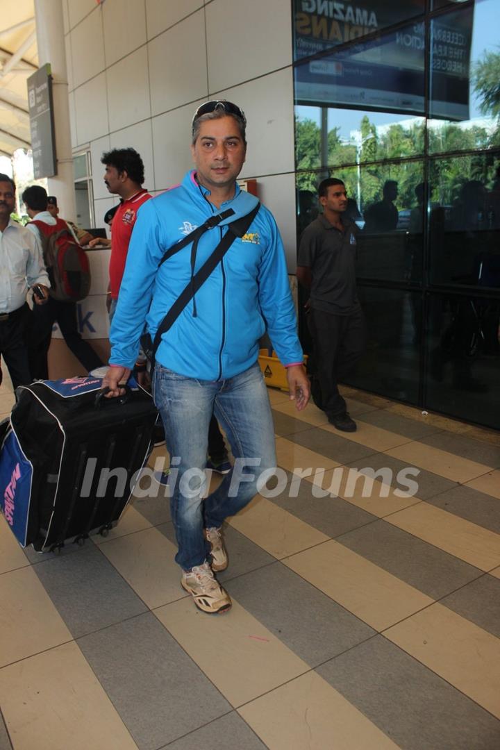 Varun Badola snapped at Airport