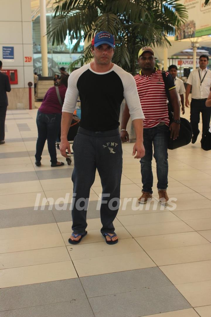 Sohail Khan Snapped at Airport