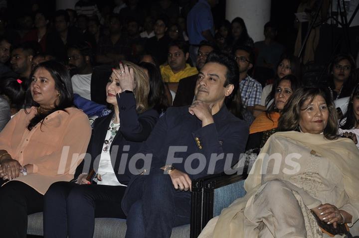 Adnan Sami with his Wife at Subhash Ghai's 71st Birthday Celebration