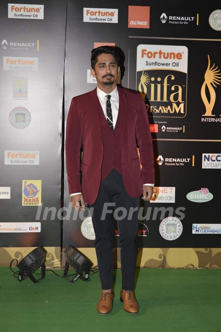 Siddharth at IIFA Utsavam Day 1