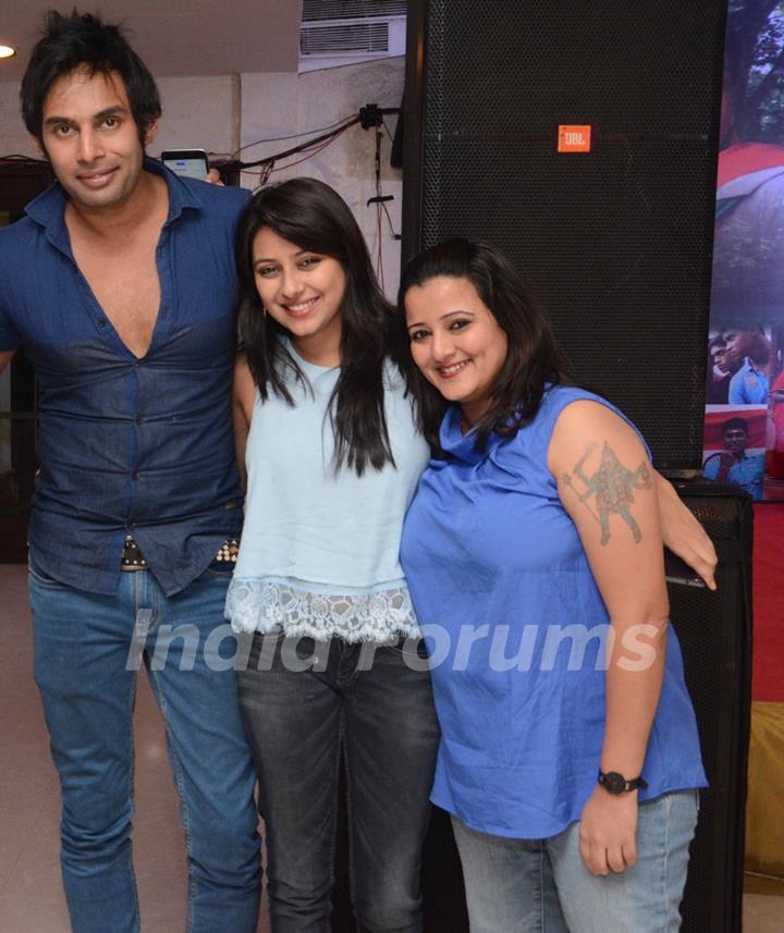 Rahul Raj Singh, Pratyusha Banerjee and Smita Singh at Song Launch of Hemant Tantia for Republic Day