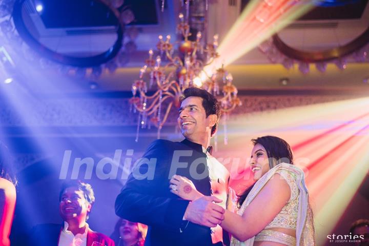 Bollywood Beauty Asin & Micromax Founder Rahul Sharma at Their Wedding Reception