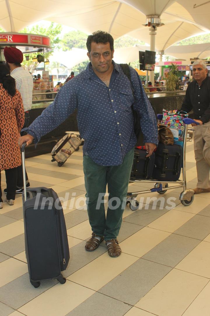 Anurag Basu Snapped at Airport