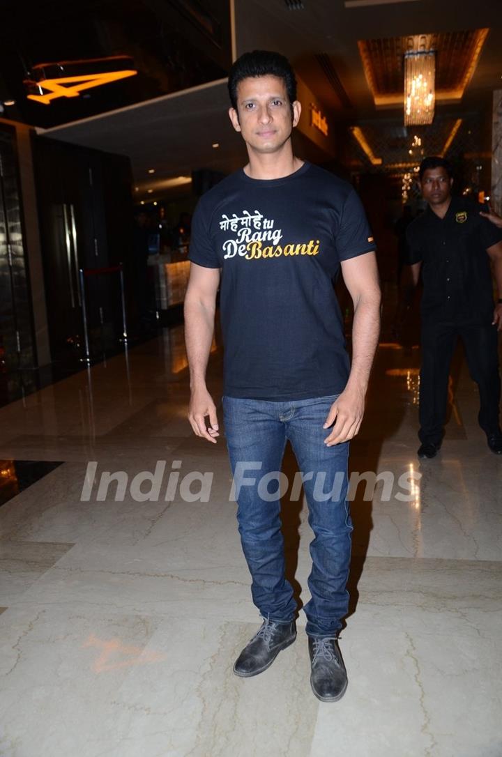 Sharman Joshi at Reunion of 'Rang De Basanti Team' for 10years Celebrations