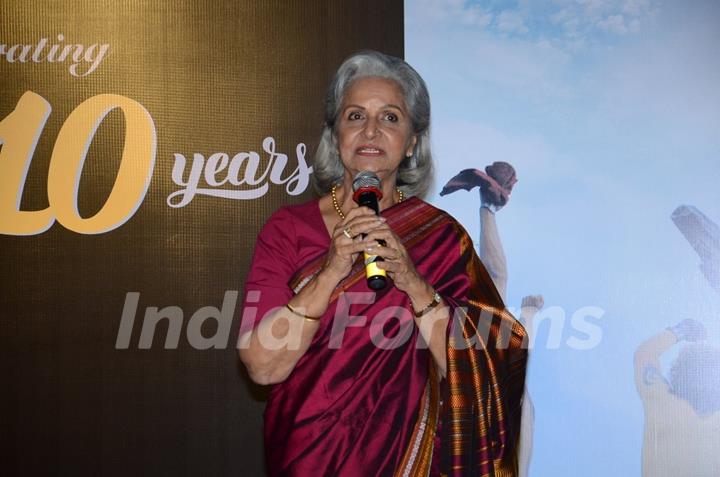 Waheeda Rehman at Reunion of 'Rang De Basanti Team' for 10years Celebrations