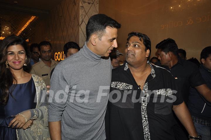 Akshay Kumar and Ganesh Acharya at Promotions of 'Airlift' - Team Meets Audience