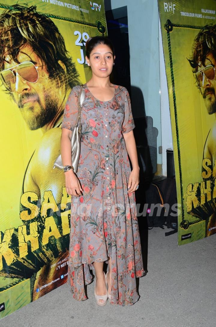 Sunidhi Chauhan at Special Screening of 'Saala Khadoos'