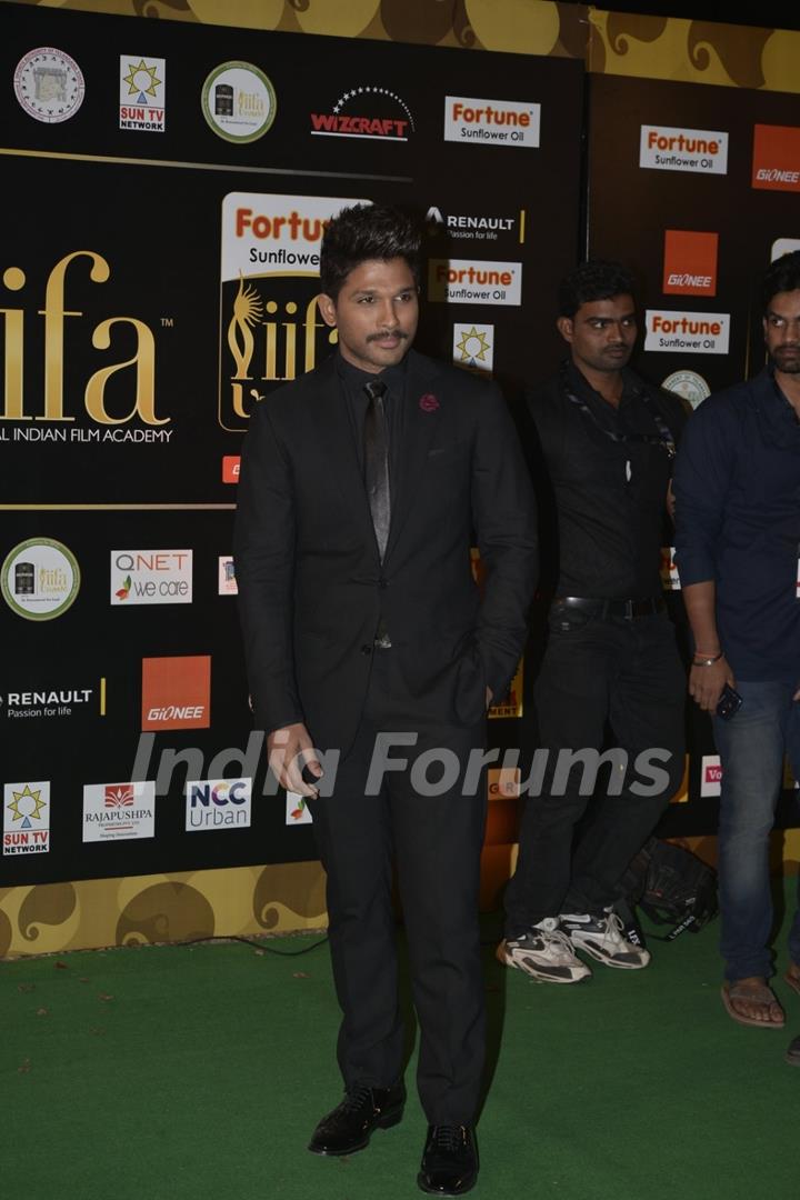 Allu Arjun at IIFA Utsavam Day 2