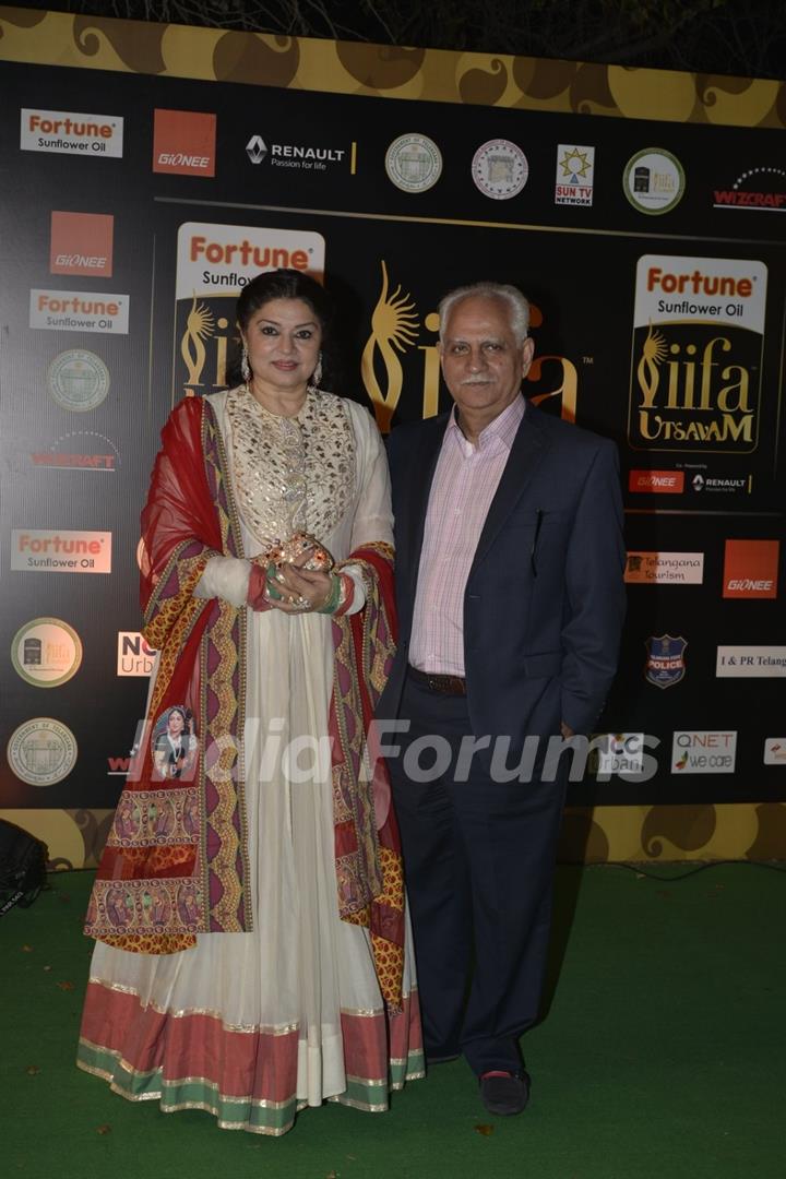 Ramesh Sippy and Kiran Juneja at IIFA Utsavam Day 2