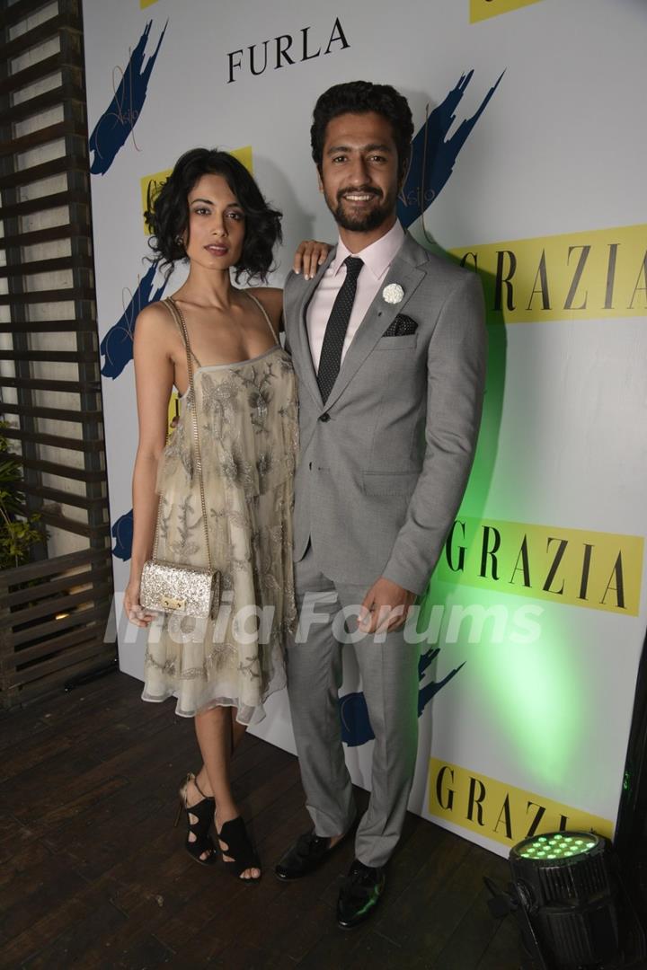 Sarah Jane Dias and Vicky Kaushal at FURLA Maaya Collection Launch