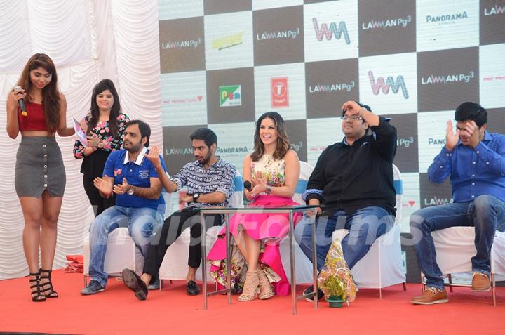Sunny Leone and Milap Zaveri at Promotions of Mastizaade