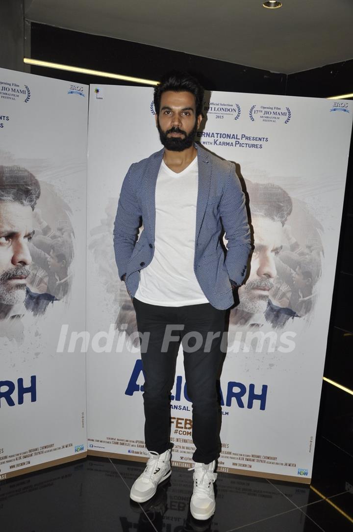 Rajkummar Rao at Trailer Launch of 'Aligarh'