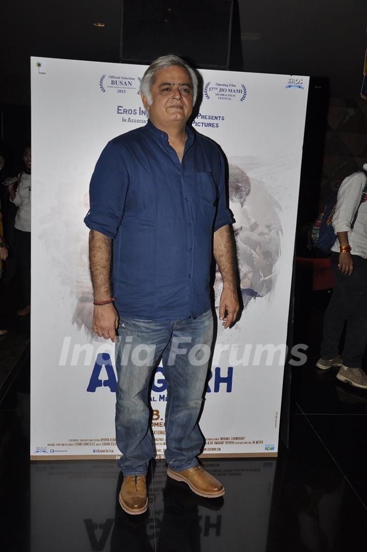 Hansal Mehta at Trailer Launch of 'Aligarh'