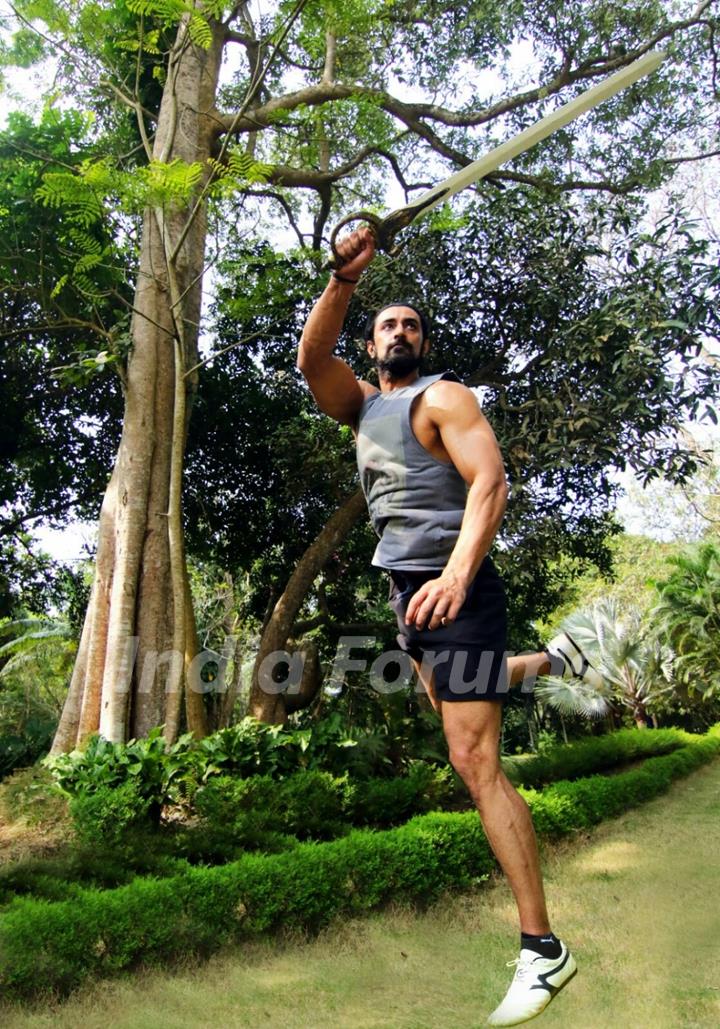 Kunal Kapoor rigorous training for his next Veeram