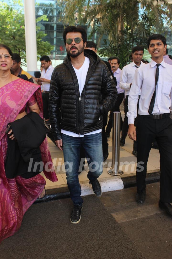 Forever Young Anil Kapoor Snapped at Airport